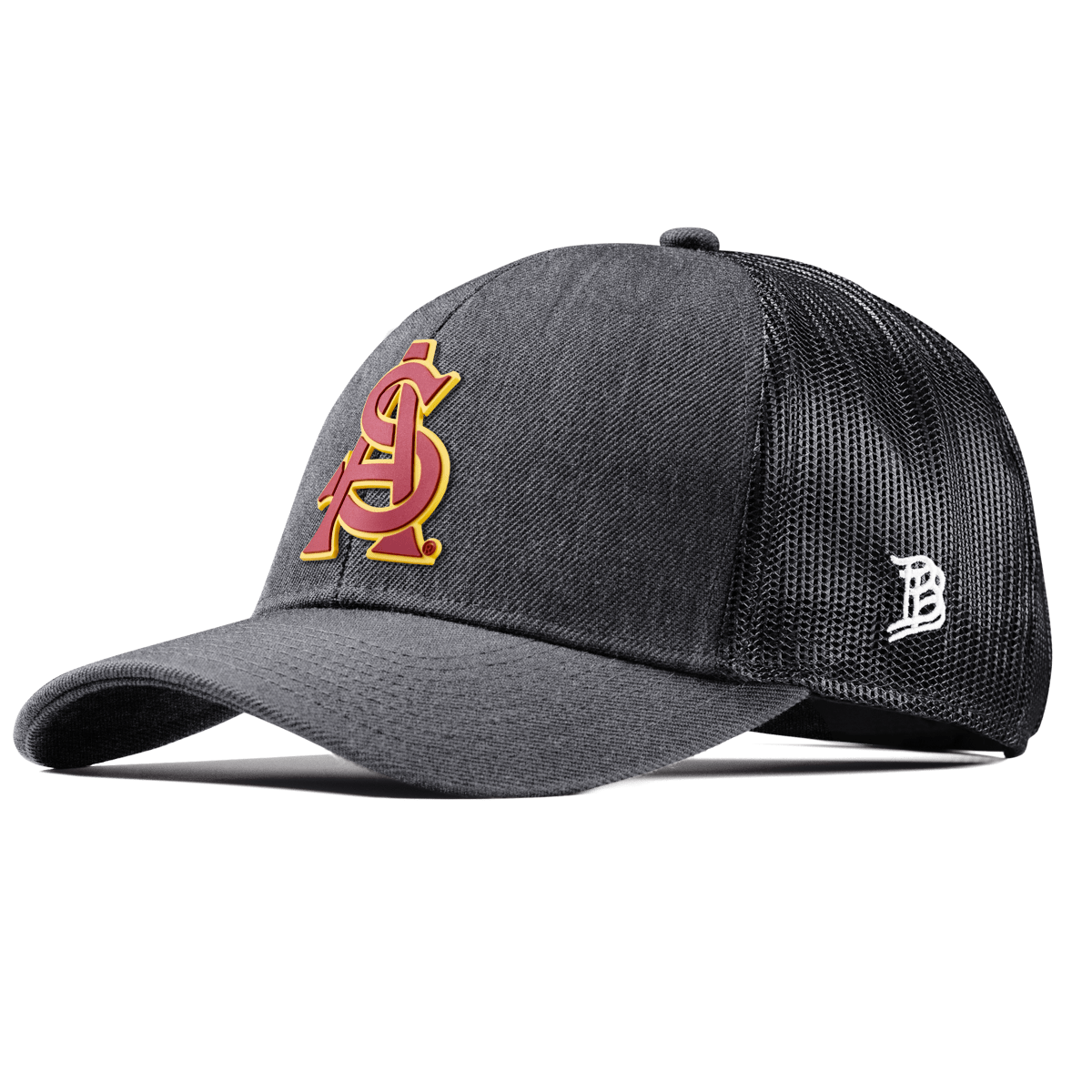 Arizona State University "ASU Baseball and Gold" Curved Stretch Trucker Charcoal