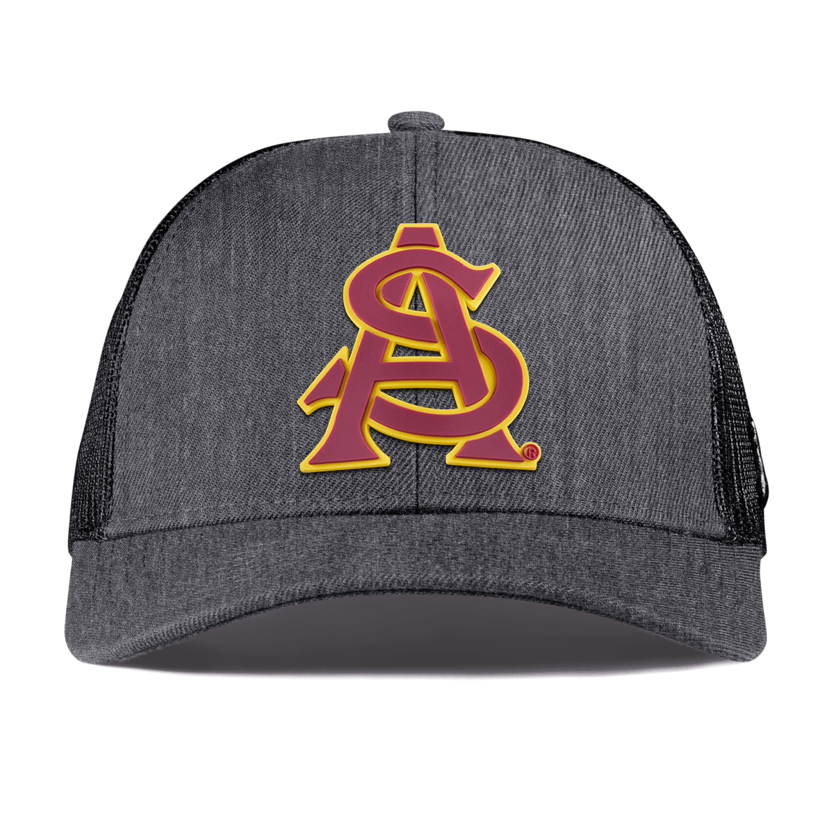 Arizona State University "ASU Baseball and Gold" Curved Stretch Trucker Charcoal