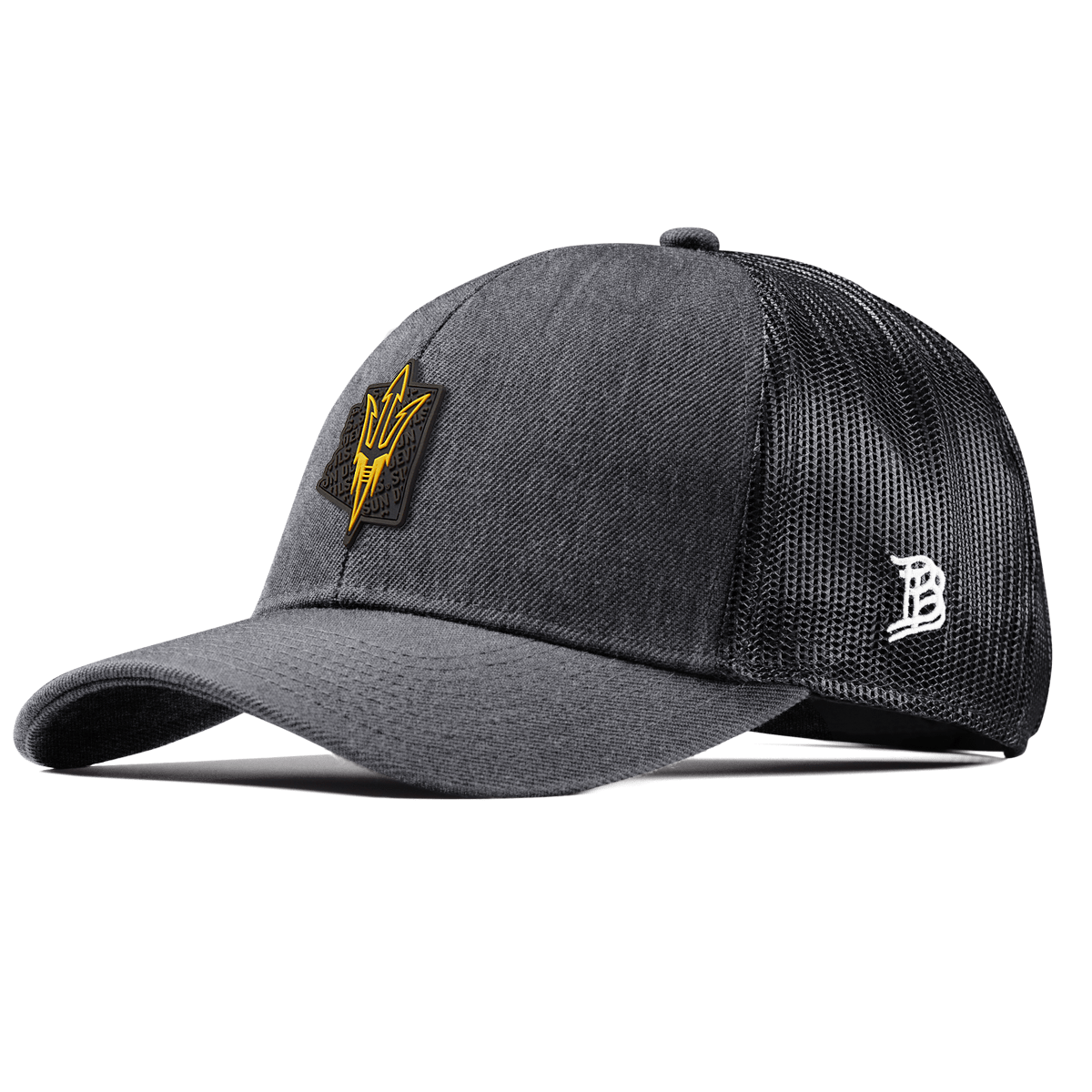 Arizona State University "ASU Pitchfork" Stretch Snapback Trucker Charcoal