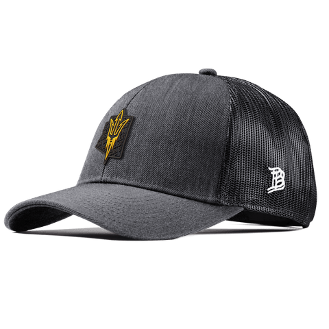 Arizona State University "ASU Pitchfork" Stretch Snapback Trucker Charcoal