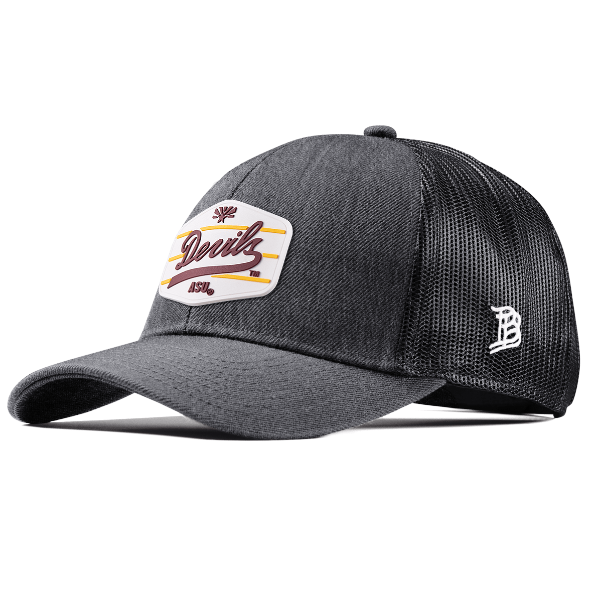 Arizona State University "ASU Devils" Stretch Snapback Trucker Charcoal