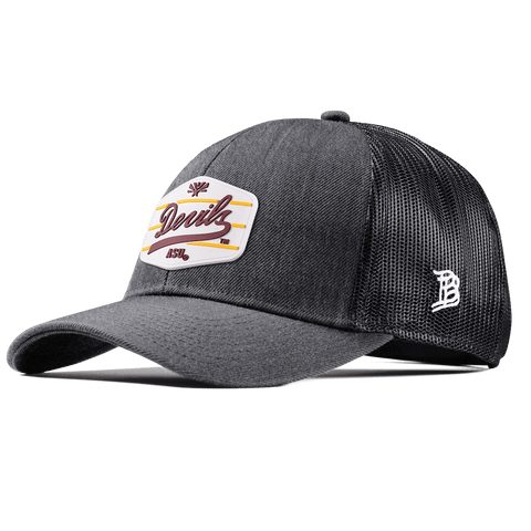 Arizona State University "ASU Devils" Stretch Snapback Trucker Charcoal