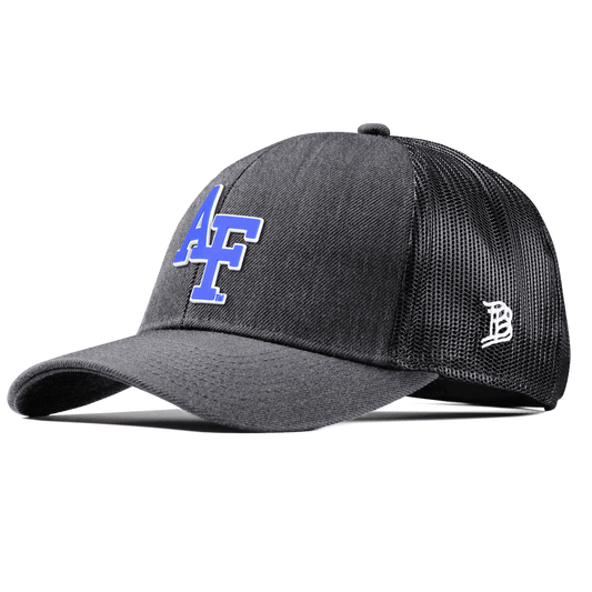 Air Force "Air Force Academy Block" Curved Stretch Trucker Charcoal