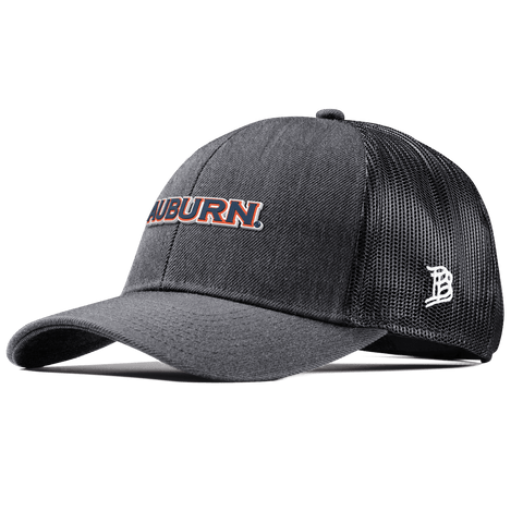 Auburn University "Auburn Block" Curved Stretch Trucker Charcoal