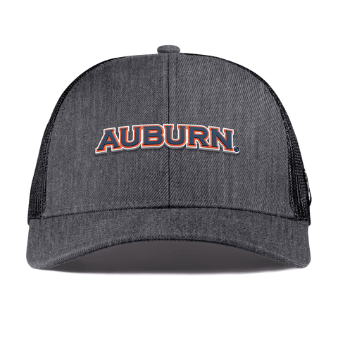 Auburn University "Auburn Block" Curved Stretch Trucker Charcoal