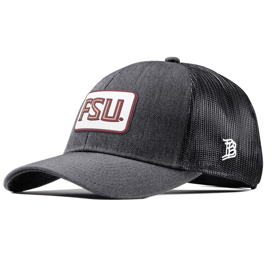 Florida State University "FSU Badge" Curved Stretch Trucker Charcoal