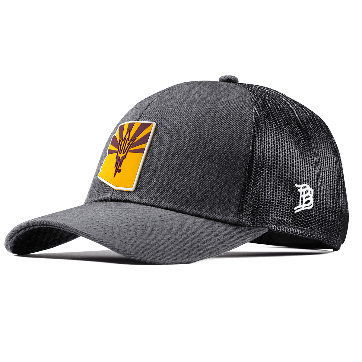 Arizona State University "Fork 'Em State" Stretch Snapback Trucker CHarcoal