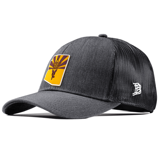 Arizona State University "Fork 'Em State" Stretch Snapback Trucker CHarcoal