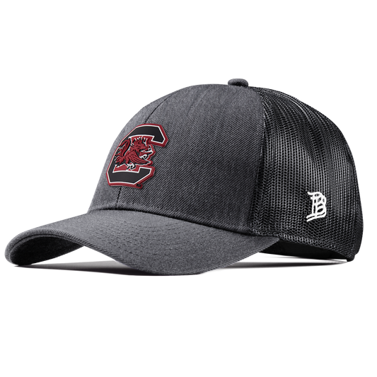 University of South Carolina "Gamecocks Garnet" Stretch Snapback Trucker Charcoal