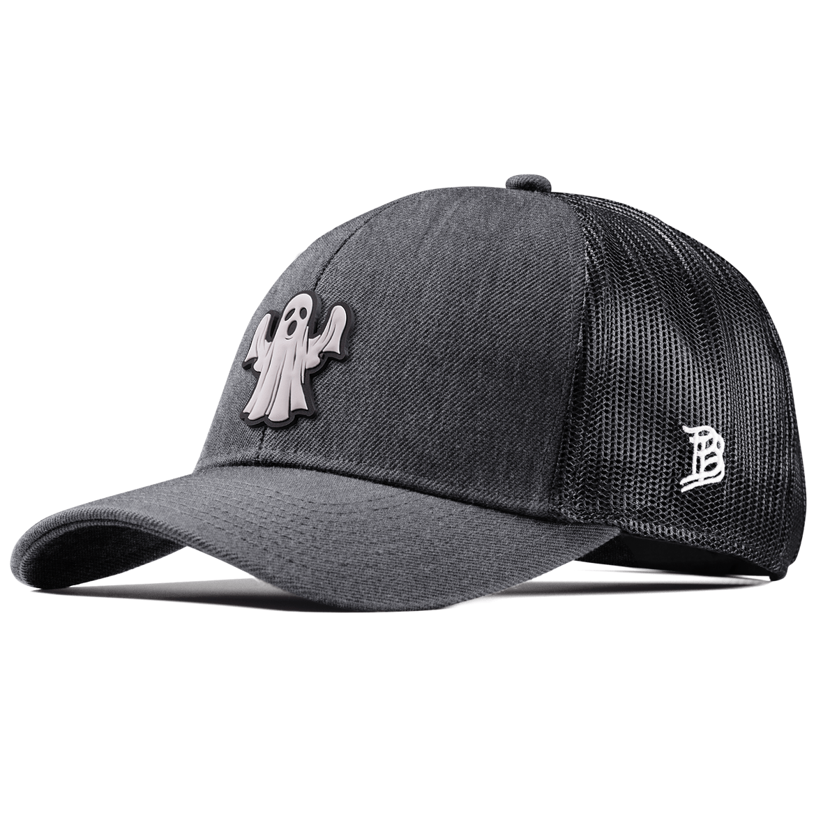 Ghostly PVC Curved Stretch Trucker Charcoal