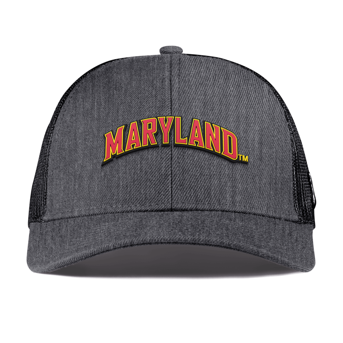 University of Maryland "Maryland Block" Curved Stretch Trucker Charcoal