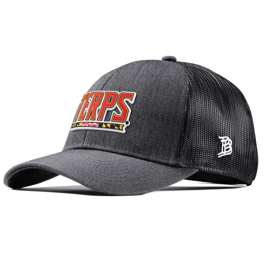 University of Maryland "Maryland Terps" Curved Stretch Trucker Charcoal