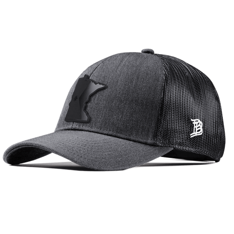 Minnesota 32 Midnight Stretch Snapback Trucker Charcoal