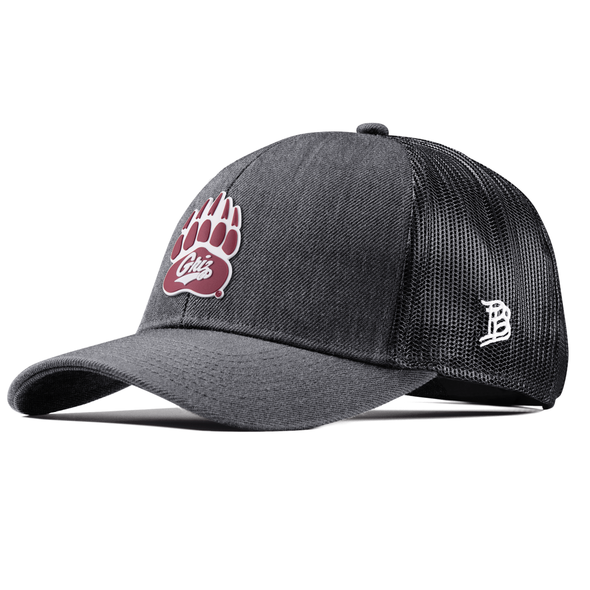 University of Montana "Montana Grizz" Curved Stretch Trucker Charcoal