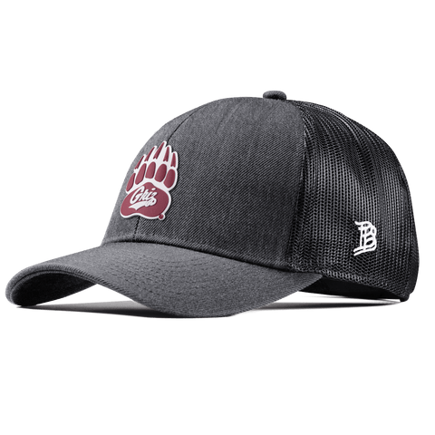 University of Montana "Montana Grizz" Curved Stretch Trucker Charcoal