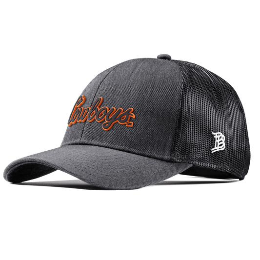 Oklahoma State University "Oklahoma State Cowboys" Stretch Snapback Trucker Charcoal