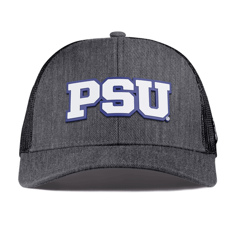 Pennsylvania State University "Penn State Block" Curved Stretch Trucker Charcoal