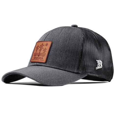 Sequoia National Park Stretch Snapback Trucker Charcoal