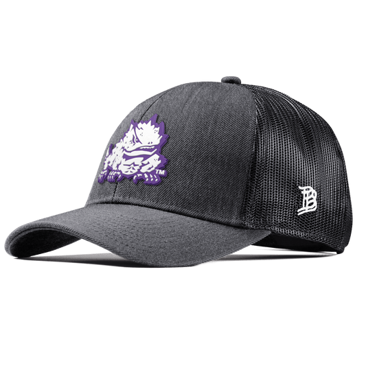 Texas Christian University "TCU Team Logo" Curved Stretch Trucker Charcoal