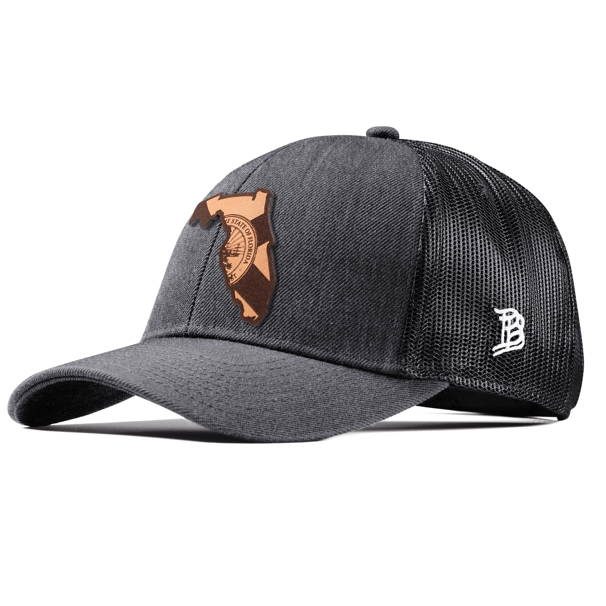 Florida 27 Stretch Snapback Trucker Charcoal