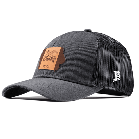 Iowa 29 Stretch Snapback Trucker Charcoal