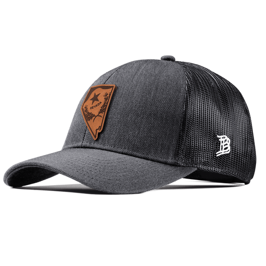 Nevada 36 Stretch Snapback Trucker Charcoal