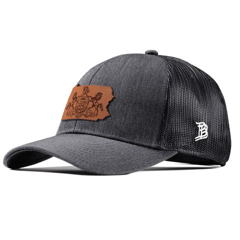 Pennsylvania 2 Stretch Snapback Trucker Charcoal