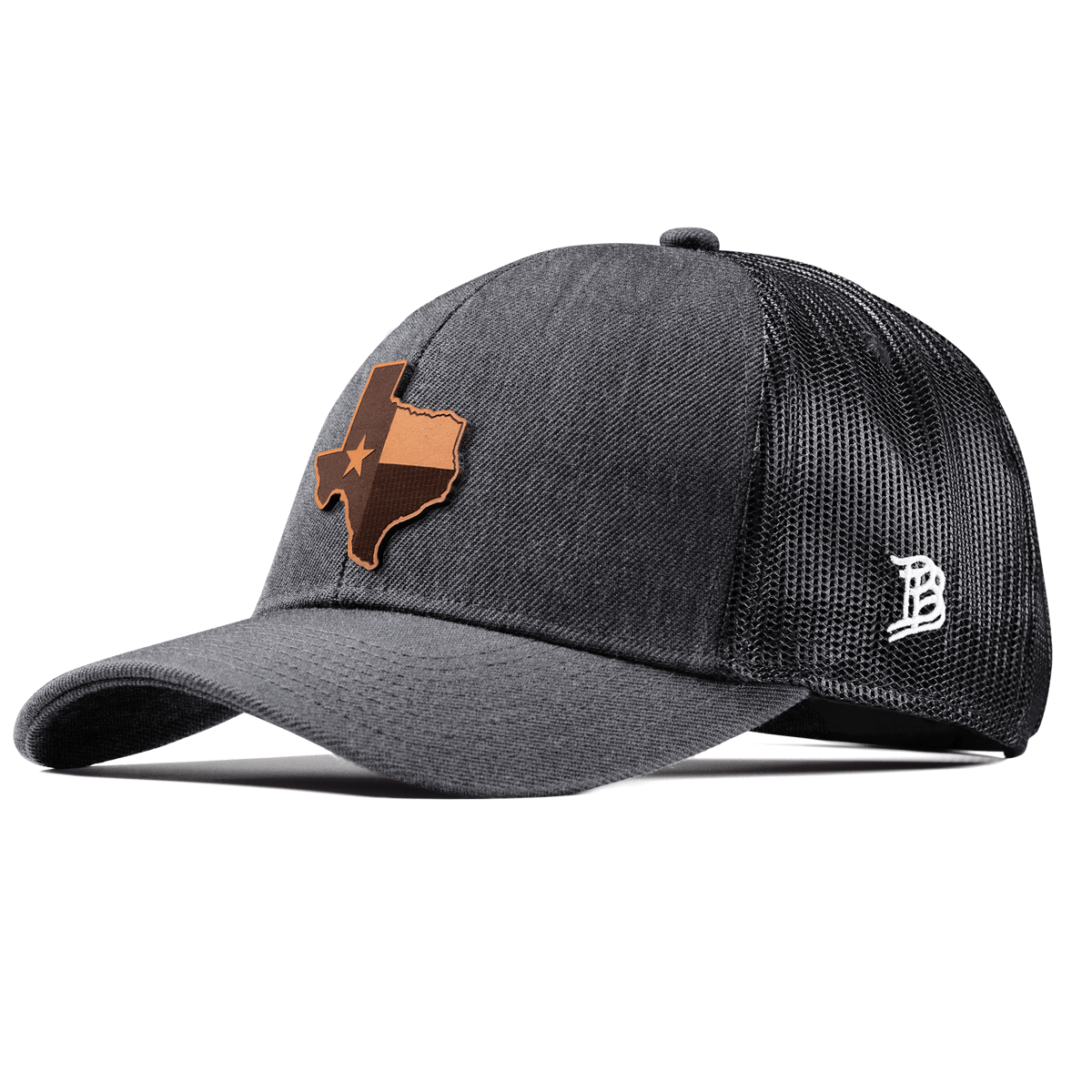 Texas 28 Stretch Snapback Trucker Charcoal