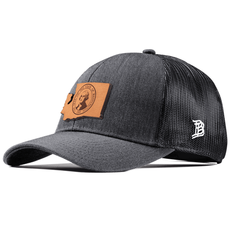 Washington 42 Stretch Snapback Trucker Charcoal