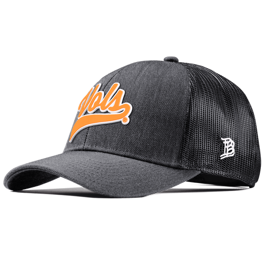 University of Tennessee "Tennessee Vols Script" Curved Stretch Trucker Charcoal