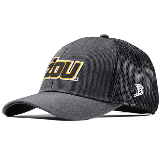University of Missouri "The Zou" Curved Stretch Trucker Charcoal