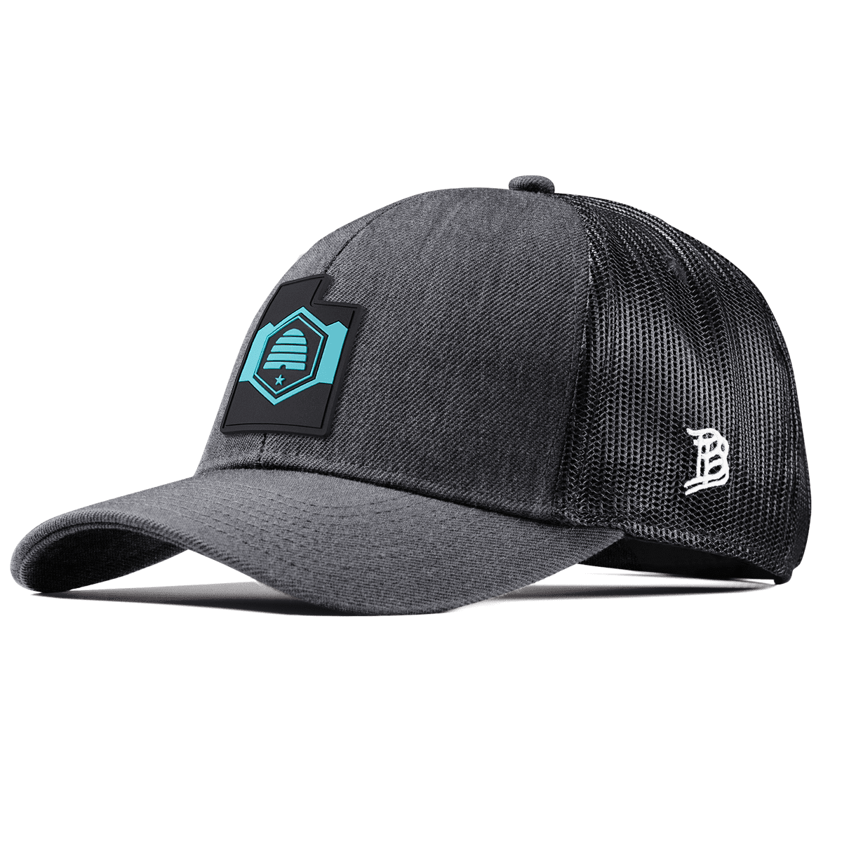 Utah Turquoise Stretch Snapback Trucker