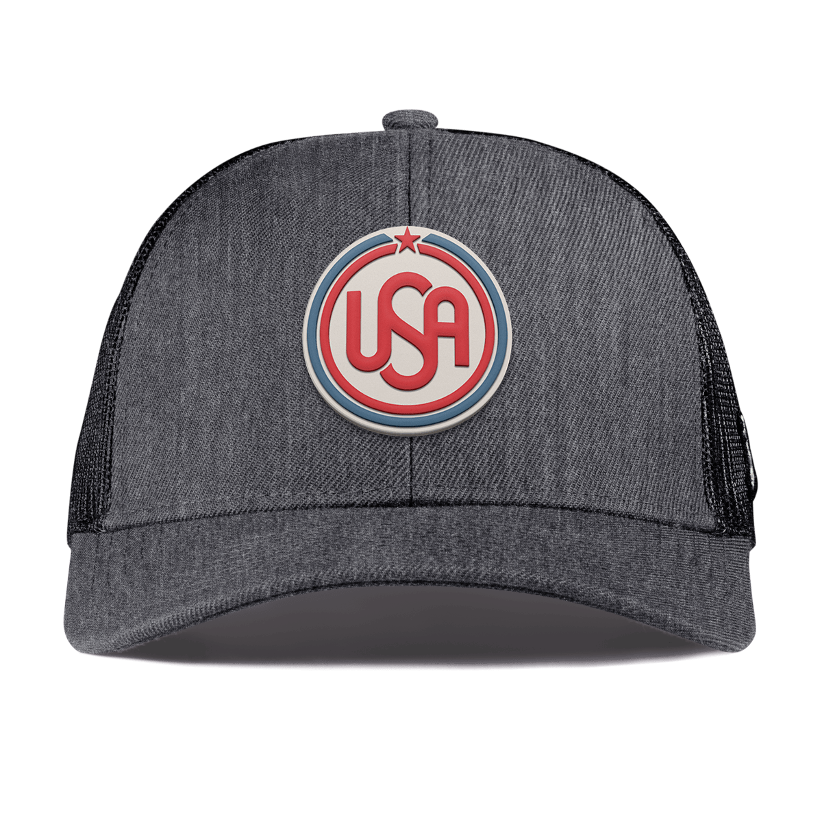 USA Icon Curved Stretch Trucker Charcoal