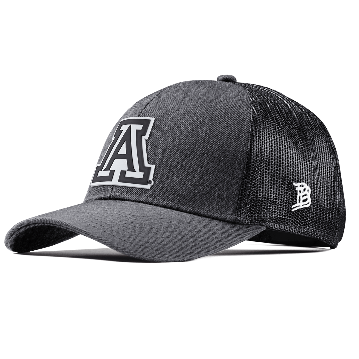 University of Arizona "Vintage Arizona Block" Stretch Snapback Trucker Charcoal