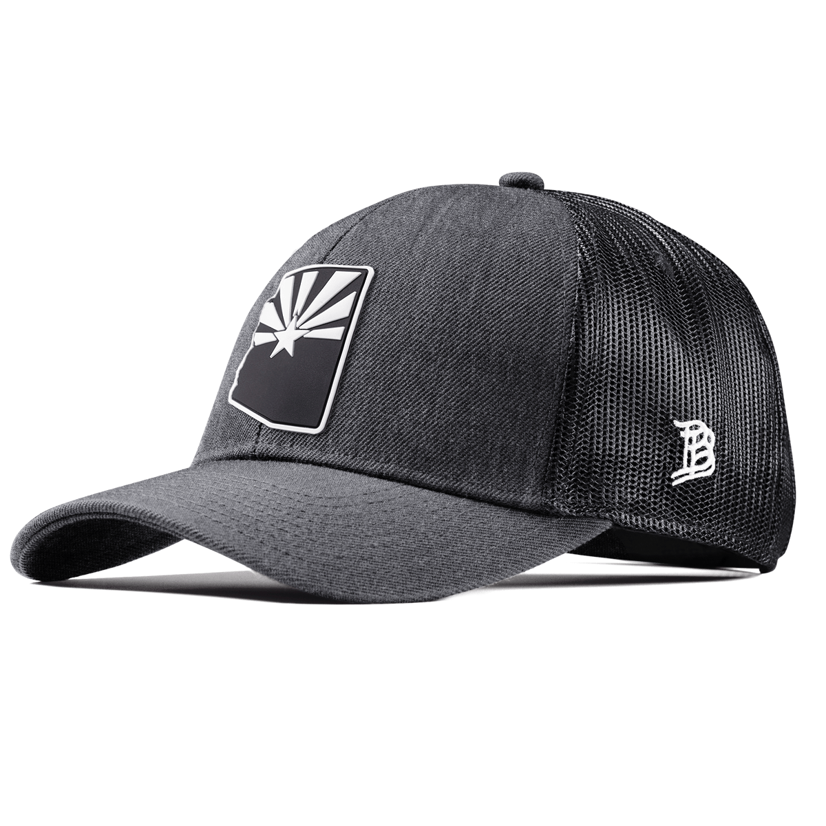 Arizona Vintage Stretch Snapback Trucker Charcoal