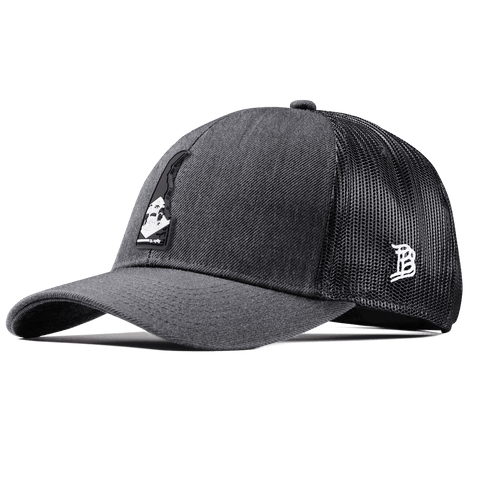 Delaware Vintage Stretch Snapback Trucker Charcoal