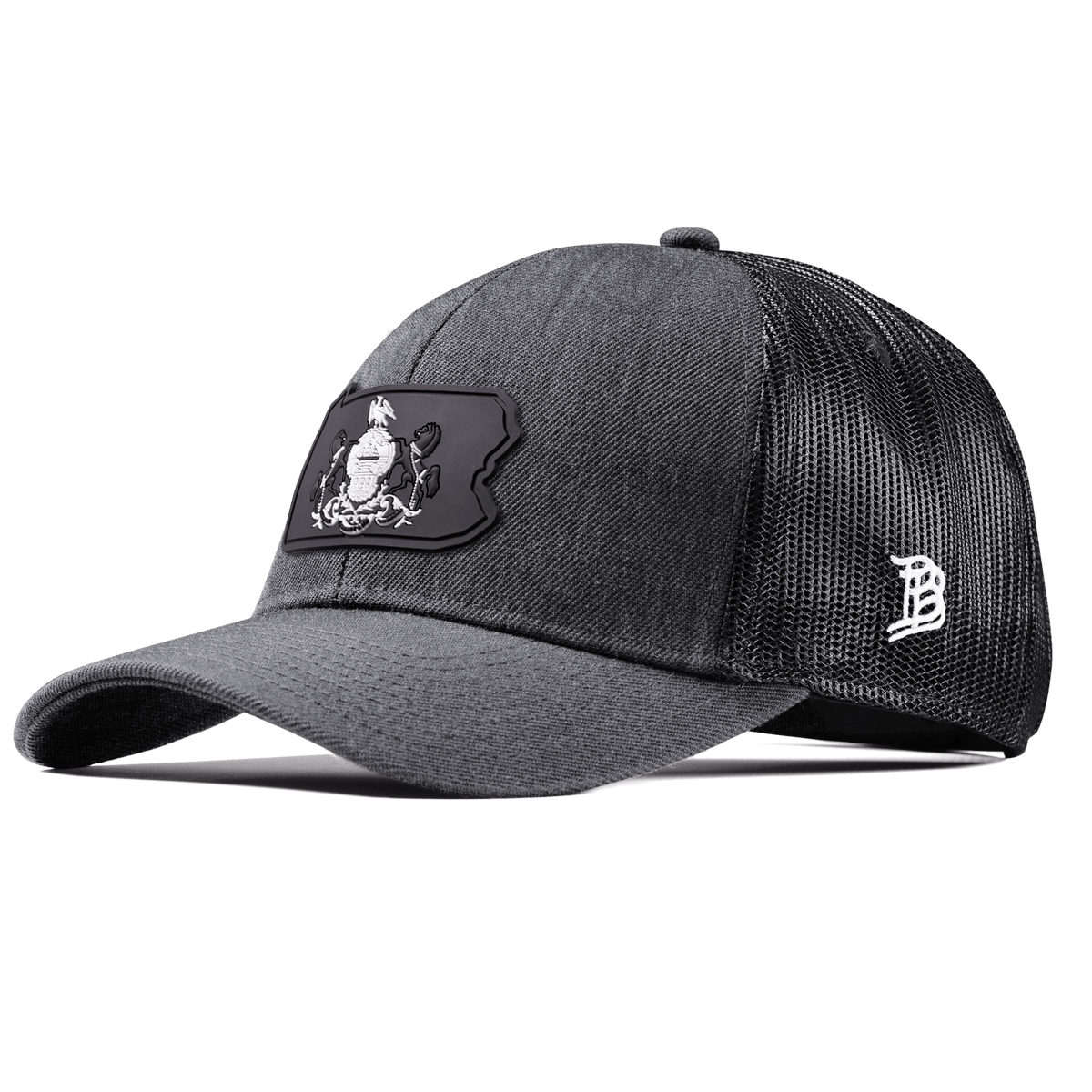 Pennsylvania Vintage Stretch Snapback Trucker Charcoal