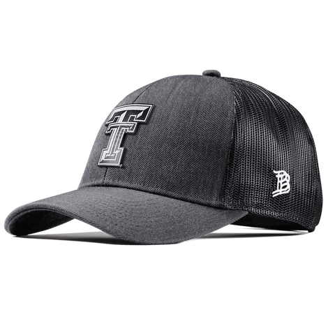 Texas Tech University "Vintage Texas Tech" Curved Stretch Trucker Charcoal
