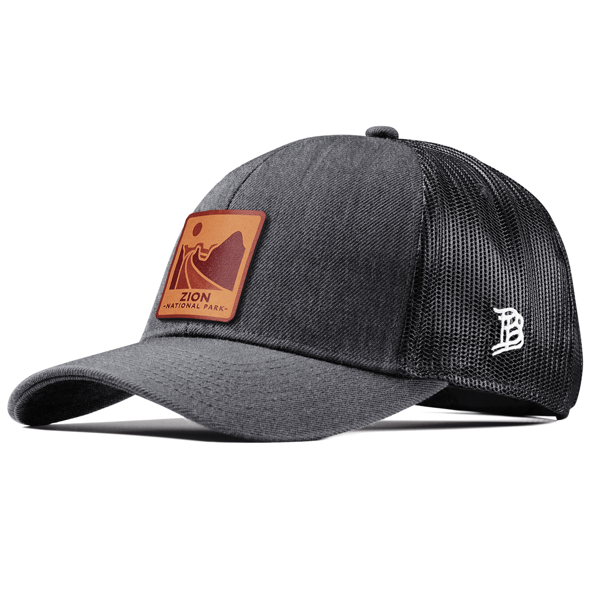 Zion National Park Stretch Snapback Trucker Charcoal