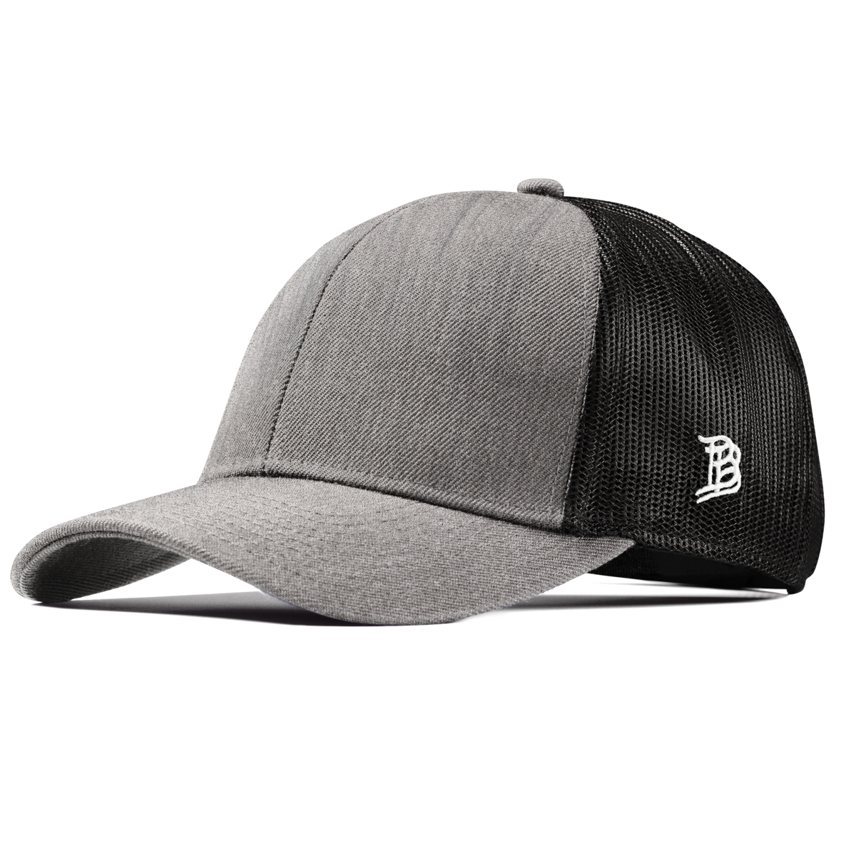 Bare Stretch Snapback Trucker Heather Gray