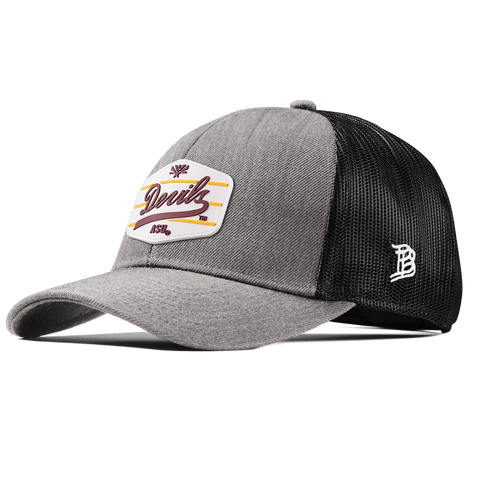 Arizona State University "ASU Devils" Stretch Snapback Trucker Heather Gray