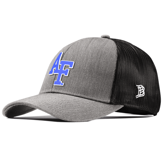 Air Force "Air Force Academy Block" Curved Stretch Trucker Heather Gray