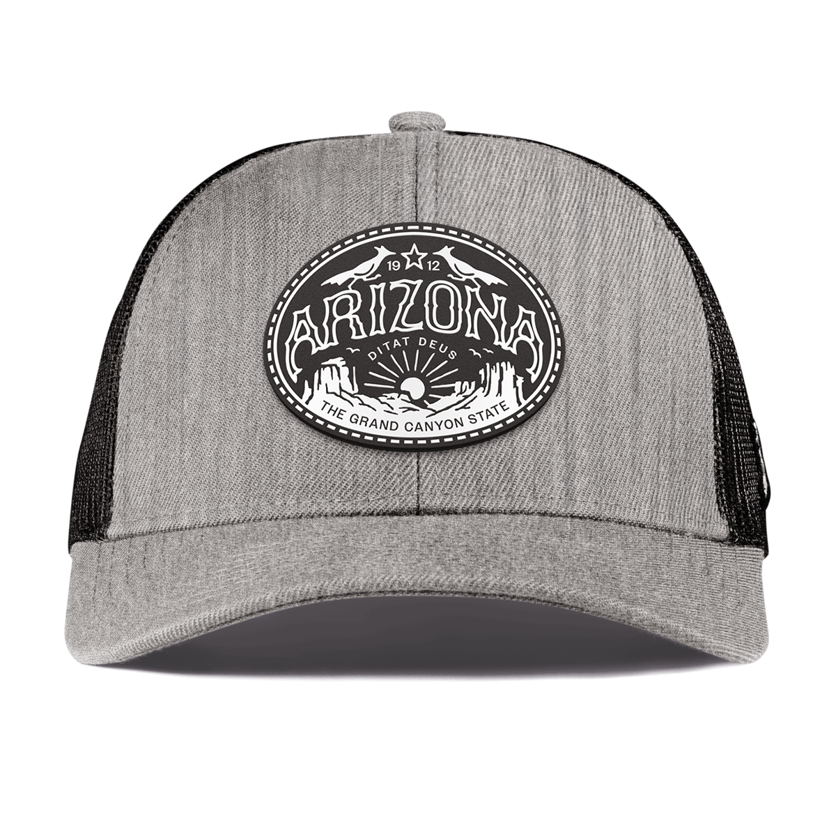 Arizona Traveler Curved Stretch Trucker Heather Gray