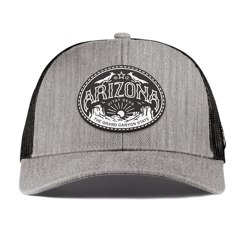 Arizona Traveler Curved Stretch Trucker Heather Gray