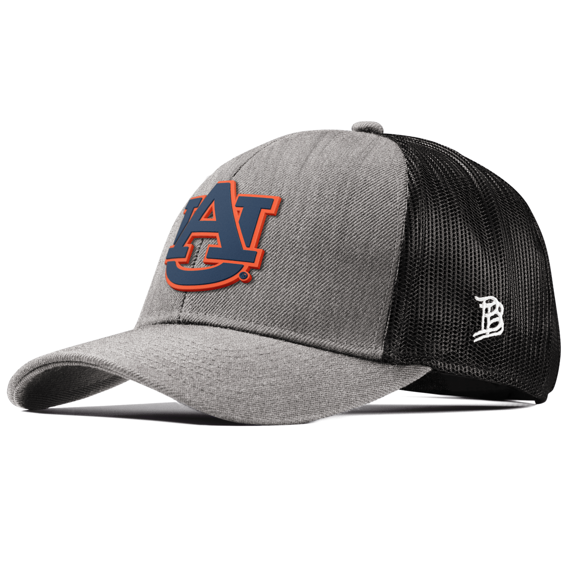 Auburn University "Auburn Team Logo" Curved Stretch Trucker Heather Gray