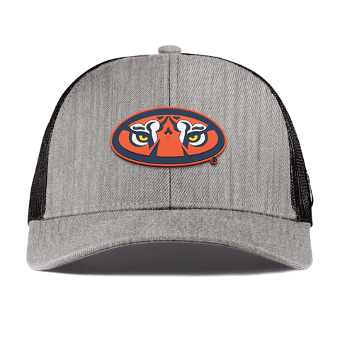 Auburn University "Auburn Tiger Eyes" Curved Stretch Trucker Heather Gray