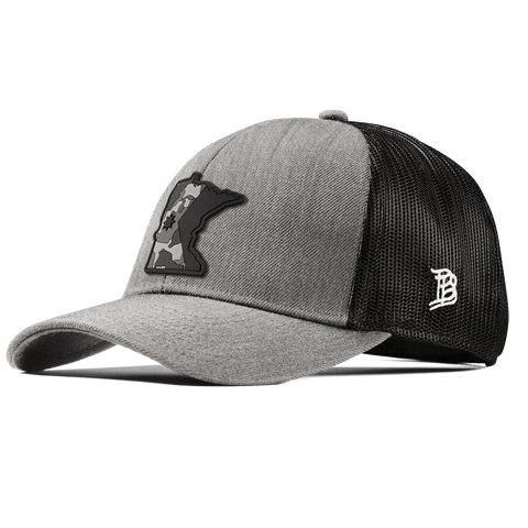 Minnesota Camo Stretch Snapback Trucker Heather