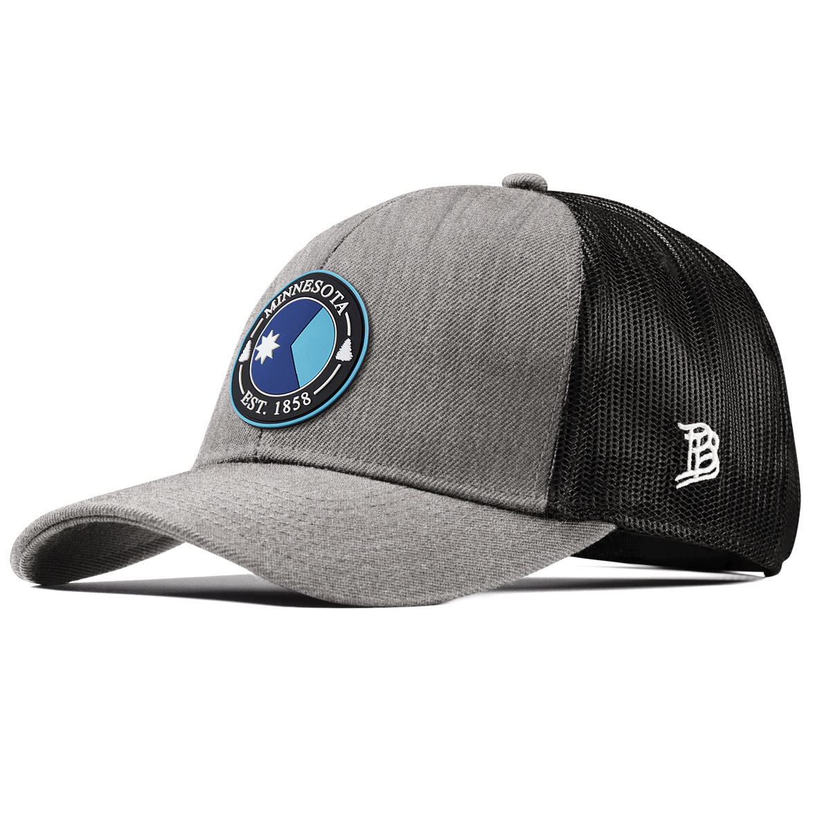 Minnesota Compass Stretch Snapback Trucker Heather