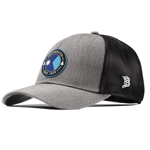 Minnesota Compass Stretch Snapback Trucker Heather