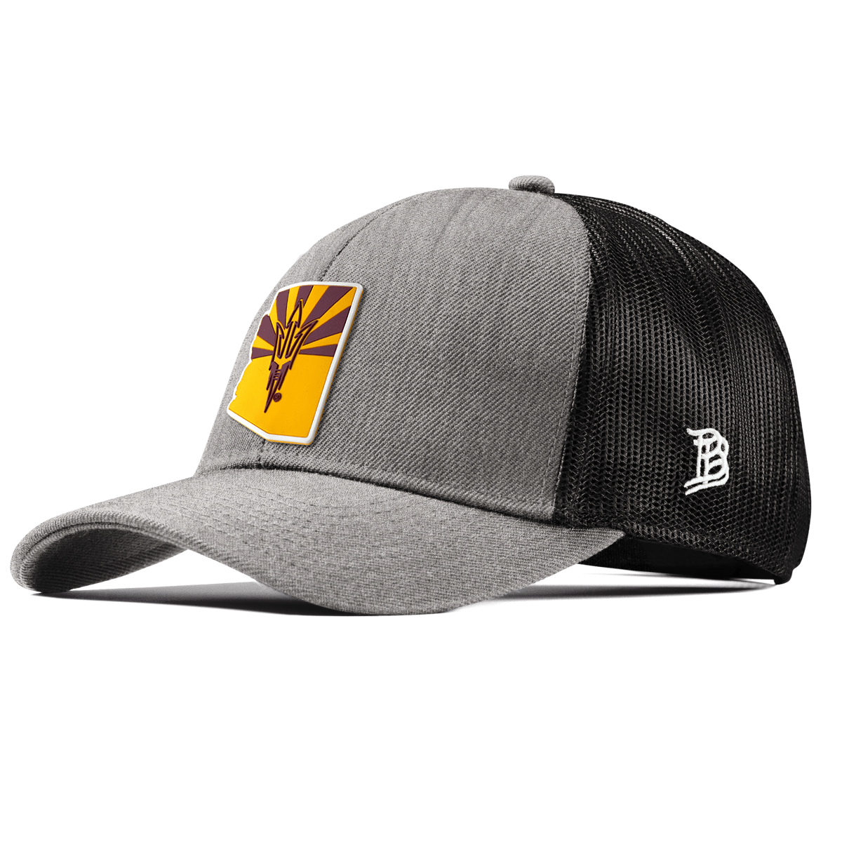 Arizona State University "Fork 'Em State" Stretch Snapback Trucker Heather Gray